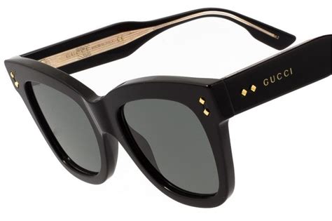 gucci gg1082s-001-52|Gucci Cat Eye Sunglasses Black (GG1082S.